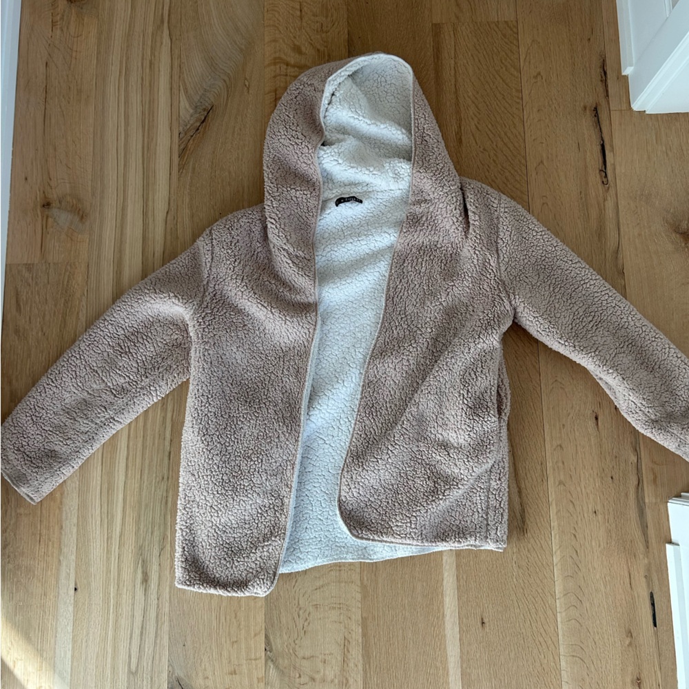 Zaful Tan and White Women's Cardigan